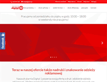 Tablet Screenshot of digital1.pl